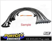 Ice Ignition Spark Leads Nissan Patrol GQ RB30 6cyl 9mm Straight Plug STD Cap