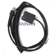 9FT Coiled RS-232 Serial Cable For Datalogic D100 GD4130 QD2130 GD4430 Scanner