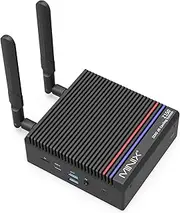 MINIX Z150-0dB Fanless Mini PC, Intel N150, 16GB DDR4, 512GB M.2 PCIe Gen3 x 4 NVMe SSD Mini Desktop Computer, 4K Dual Display/2.5G LAN/USB3.2/USB-C/Vesa Mount/Auto Power On for Offfice Business