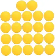 22pcs Golf Ball Soft Balls for Indoor Training Soft Swing Indoor Yellow Super Bouncy Practice Bouncy Yellow
