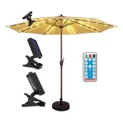 Patio Umbrella Lights Solar Powered Umbrella Lights Outdoor Patio with7403