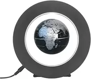 Magnetic Levitation Floating Globe 4" with d Lights O Shape A i Gravi Magnetic Levitation Rotating World Map for Children Desk Decoration