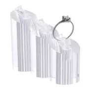 3 Pcs Acrylic Jewelry Display Stand Ring Showcase Display Holder Showcase Jew...