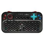 Bluetooth Pocket Keyboard V2 with Jog Mouse and Audio, Black, Remote Wireless...
