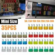Universal Car Mini Micro Blade Fuse 5 7.5 10 15 20 25 30Amp Tool Accessories Kit