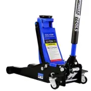 Tidoin Low Profile Floor Jack Floor Jack w/ 2-Pistons Quick Lift Pump Blue