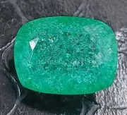 Natural Zambian Green Emerald Cut 17.50 Ct Cushion Cut Certified Loose Gems 5MSB