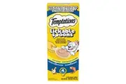 Temptations Lickable Spoons Cat Treats Chicken & Savoury Salmon 4 x 10g