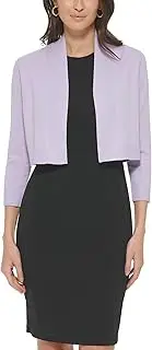 [Calvin Klein] Women's Solid Knit Shrug Sweater