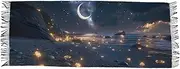[AIXIWAWA] Aesthetic Night Women's Pashminas Scarf, Shawls Wrap Lightwight Tassel for Evening Dress Dinner Party, Multicolor