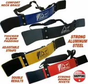 GLADIATOR WEIGHT LIFTING BODYBUILDING BICEP ARM BLASTER FITNESS EZ BAR CURL ARMS
