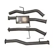 Hulk 4x4 Exhaust Kit Nissan Navara D23 Dp300 2.3L 2015 Dpf Back 4Wd With Muffer Delete S/Stl - HU4932