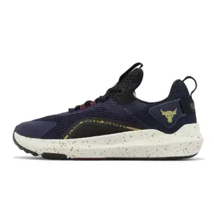 【UNDER ARMOUR】訓練鞋 Project Rock BSR 3 男鞋 藍 黑 健身 重訓 運動鞋 巨石強森 UA(3026462402)