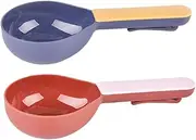 VERDANVERSE 2Pcs Dog Cat Food Scoops Durable Pet Food Shovels for Accurate Portion Control Mini for Easy Use for Feeding Dogs and Cats and Mix