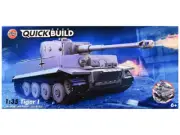 Airfix Quickbuild Tiger I Tank "German Army" 1/35 Scale Snap On Model Kit J6041