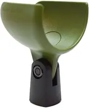 Battle Plan Harmonica Accessories Ammo Clip 520 Bullet Mic Holder Compatible With Shure 520DX Green Bullet, Superlux D112/C and Other Similar Harmonica Microphones (Olive Green)