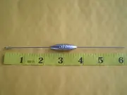 15 PCS. STRAIGHT DOWN BOTTOM BOUNCER SINKER, 5/8 OZ. W/S. STEEL WIRE .041 X 6"