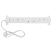 Arlec 6 Outlet Rotatable Powerboard With Surge Protection