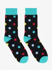 Advwin Neon Dots Colorful Fun Socks