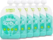 Reusable Food Pouches Squeeze Pouch Baby Storage Bag Yogurt Container- Pack of 6