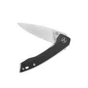 QSP Knives Leopard Liner Lock 135-B Knife Sandvik Stainless & Black Micarta