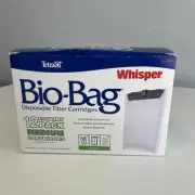 Tetra Whisper Bio-Bag Cartridge Unassembled Medium 12-pack NEW BOX
