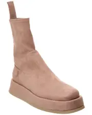 Gia Borghini Rosie 22 Suede Platform Boot 38 Brown