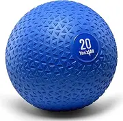 Yes4All Slam Balls (Dynamic Black) available for multi-size 4KG/10LB, 6KG/15LB, 8KG/20LB, 12KG/25LB, 18KG/40LB for Strength, Power and Workout Ball exercises– Slam Medicine Ball