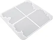 CIMAXIC 1pc Table Mold Home Soap Mold Soap Mold Unique Nautical DIY Soap Molds for Soap Making Bowl Mold Soap Mold Loaf Agate Mini Loaf Tin Square Round Cake Tin Sphere White