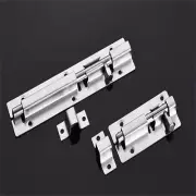 2/3/4/5 Inches Door Latch Sliding Lock Bolt Latch Hasp Staple Gate Safety Lock