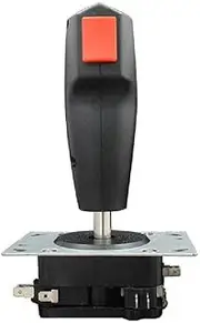 NATEFEMIN Arcade Game Cabinet Mini GRAP Flight Joystick Trigger Top Fire Button Replacement Game Accessory