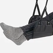 AIMALL Travel Foot Rest Footrest Leg Pillow Airplane Flight Foam Cushion Sling Hammock, Portable Leg Pillow Cushion for Flight Comfort (15.7 x 7.9 Inches)