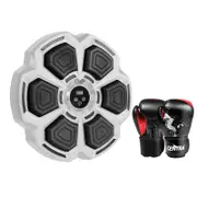Centra 9-Speed Smart Punching Machine with 12OZ Gloves - Grey