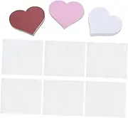 Gogogmee 108pcs Heart-Shaped Paper-Cut Card Decoration Cards Valentines Heart Cutouts Die Cut Shapes Love Heart Bulletin Board Love Shape Cutouts Valentine Heart Cutouts Heart Dies Hearts