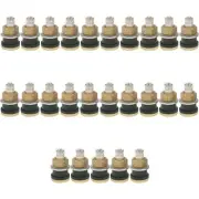 TR575 1-1/8" Brass Clamp-in Tubeless Tire Truck Valve Stem Pack of 25