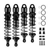 4pcs Alloy Front+Rear Shock Absorber Upgrade Parts For TRAXXAS 1/8 SLEDGE RC Car