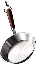 Mini Stainless Steel Frying Pan Multi Function Egg Skillet for Breakfast Nonstick Compact Design Ergonomic Handle Easy to Clean Suitable for All Heat Sources