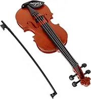 Kisangel 1 Set String Realistic Violin Musical Instrument Adornment for Photo Props Home Decor and for Music Lovers