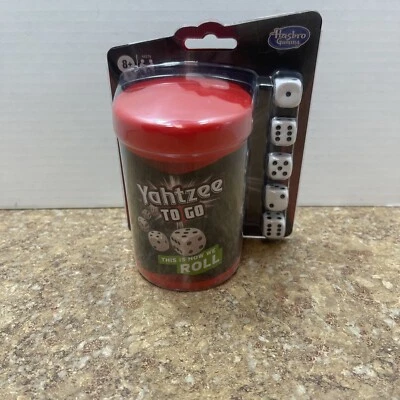 Yahtzee To Go Travel Dice Game 2014 New , Hasbro Gaming