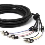 Audison Connection BT6 250.2 Six-Channel RCA cable 2.5m/8.25ft NEW High Quality