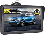GPS Navigation for Car, 9 inch Touch Screen Real Voice Spoken Turn-by-Turn Direction Reminding Navigation System for Cars, Truck Height Limit Prompt pre-Installed(with Free Lifetime Map Update)