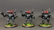 Xv8 Crisis Battlesuit Team Xenos Armies Tau Empire Warhammer 40K Presale Painted