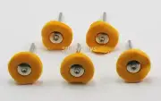 5pc Sisal Wheel Cleaning Buff Buffing Brush For Rotary Polish Drill Bit Felt