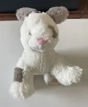 Carter's White and Gray Plush Bunny Rabbit Plush Lovey 2017 67297
