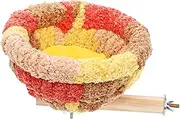 Warm Bird Nest for Cage Plush Cozy Parakeet Bed Durable Winter Breeding Nest for Parrots Easy to Wash Charming Design Soft and Warm Retreat for Pet Birds