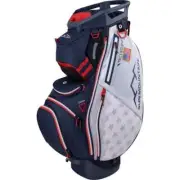 Sun Mountain C-130 Cart Golf Bag New 14 Way Navy White Red