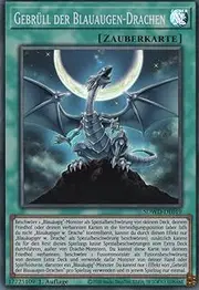 SDWD-DE019 - Roar of The Blue Eyes Dragon - SuperRare - 1st Edition - German - Structure Deck: Blue-Eyes White Destiny - with MZTCG Shipping Protection - Yugioh