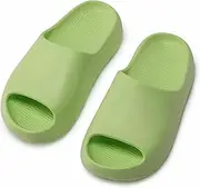 [Tptoes] Cloud Slides for Women Men Kids,Unisex EVA Soft Recovery Slides,Thick Sole Open Toe Toddler Boys Girls Beach Slippers Shower Shoes Outdoor&Indoor House Slippers