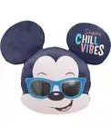 Mickey Mouse Plush Disney Street Beach 13" Pillow Character Head