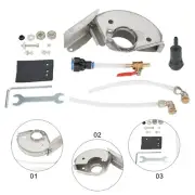 Water Slotting Guard Kit for Angle Grinder Effective Dust Collection Tool